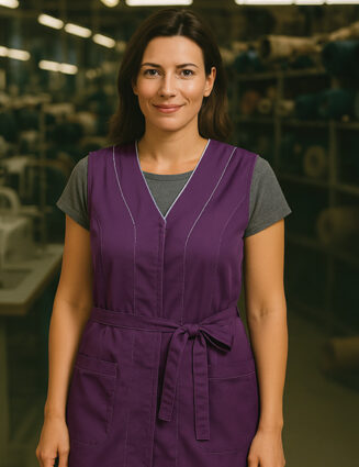 Tablier de travail Croisé sans manches pour femmes
