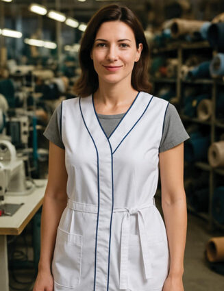 Tablier de travail Croisé sans manches pour femmes